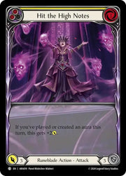 Hit the High Notes (Yellow) [Rosetta] (Aurora Blitz Deck) - Flesh And Blood Single