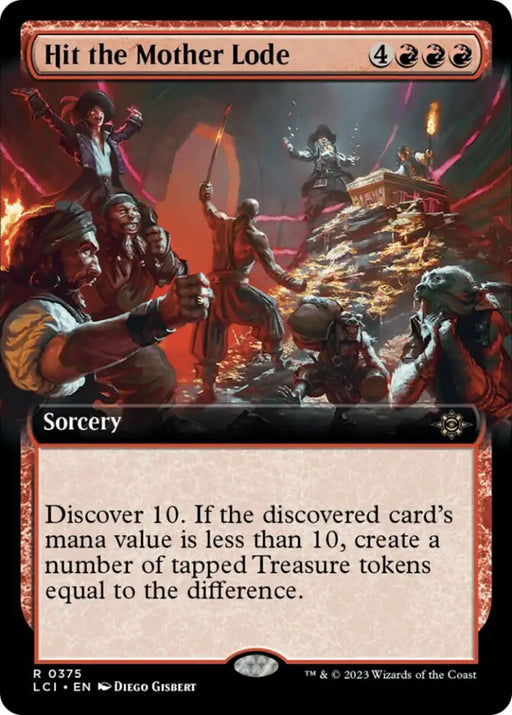 Hit the Mother Lode (Extended Art) [The Lost Caverns of Ixalan] - MTG Single