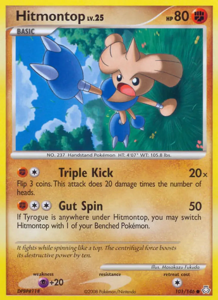 Hitmontop (101/146) [Diamond & Pearl: Legends Awakened] - Pokemon Single