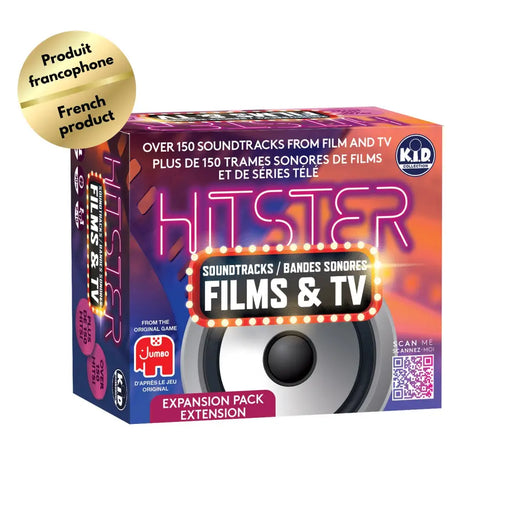 Hitster Soundtracks Films & TV Expansion Pack (ML) - Board Games