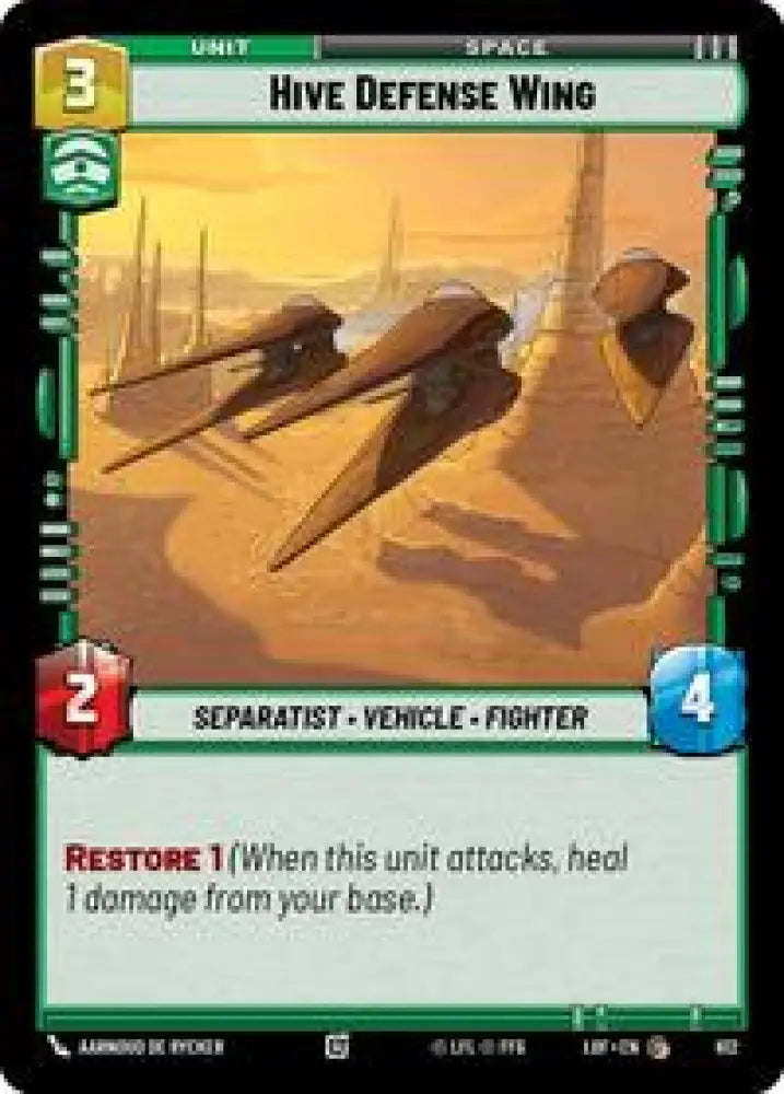 Hive Defense Wing (Foil) (612) [Legends of the Force]