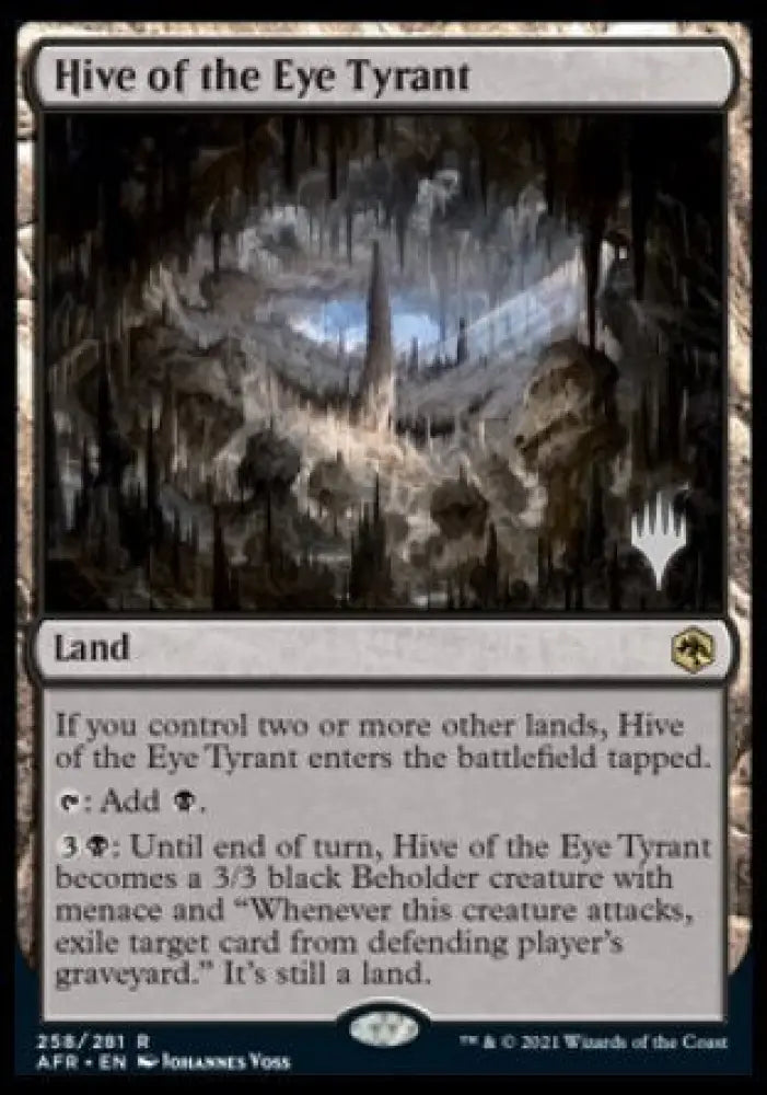 Hive of the Eye Tyrant (Promo Pack) [Dungeons & Dragons: Adventures in the Forgotten Realms Promos] - MTG Single