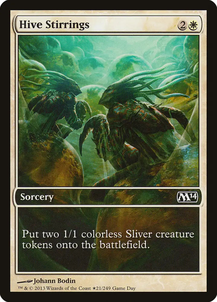 Hive Stirrings (Game Day) [Magic 2014 Promos] - MTG Single