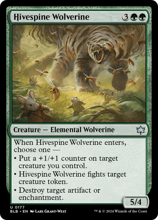 Hivespine Wolverine [Bloomburrow] - MTG Single