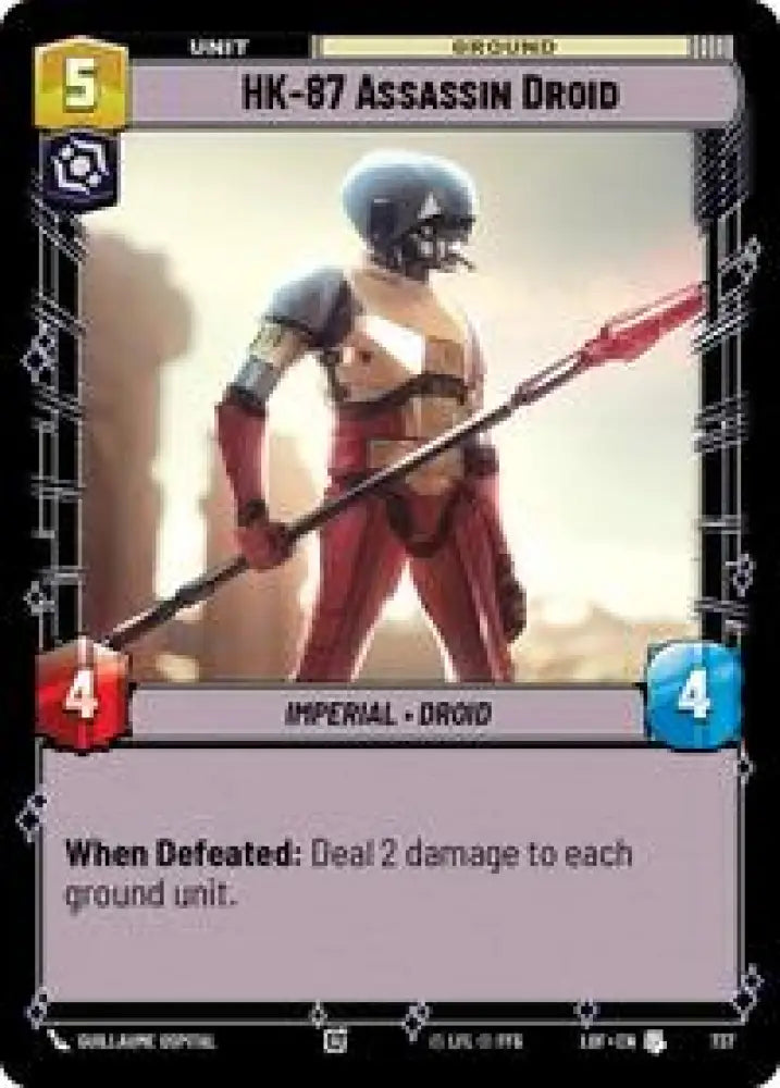 HK-87 Assassin Droid (Foil) (737) [Legends of the Force]