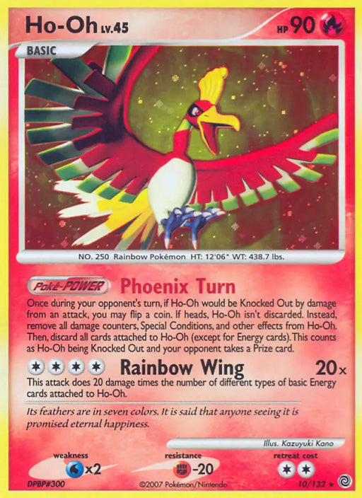 Ho-Oh (10/132) [Diamond & Pearl: Secret Wonders] - Pokemon Single