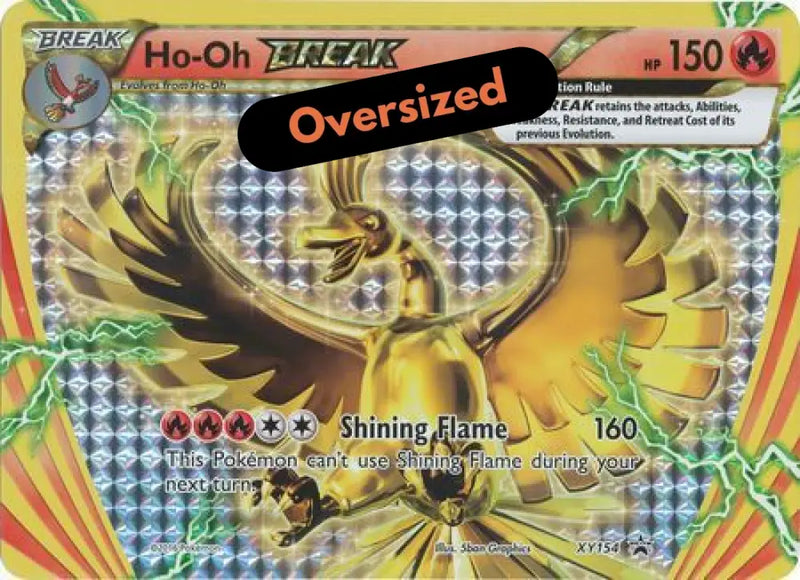 Ho-Oh BREAK (XY154) (Jumbo Card) [XY: Black Star Promos] - Pokemon Single