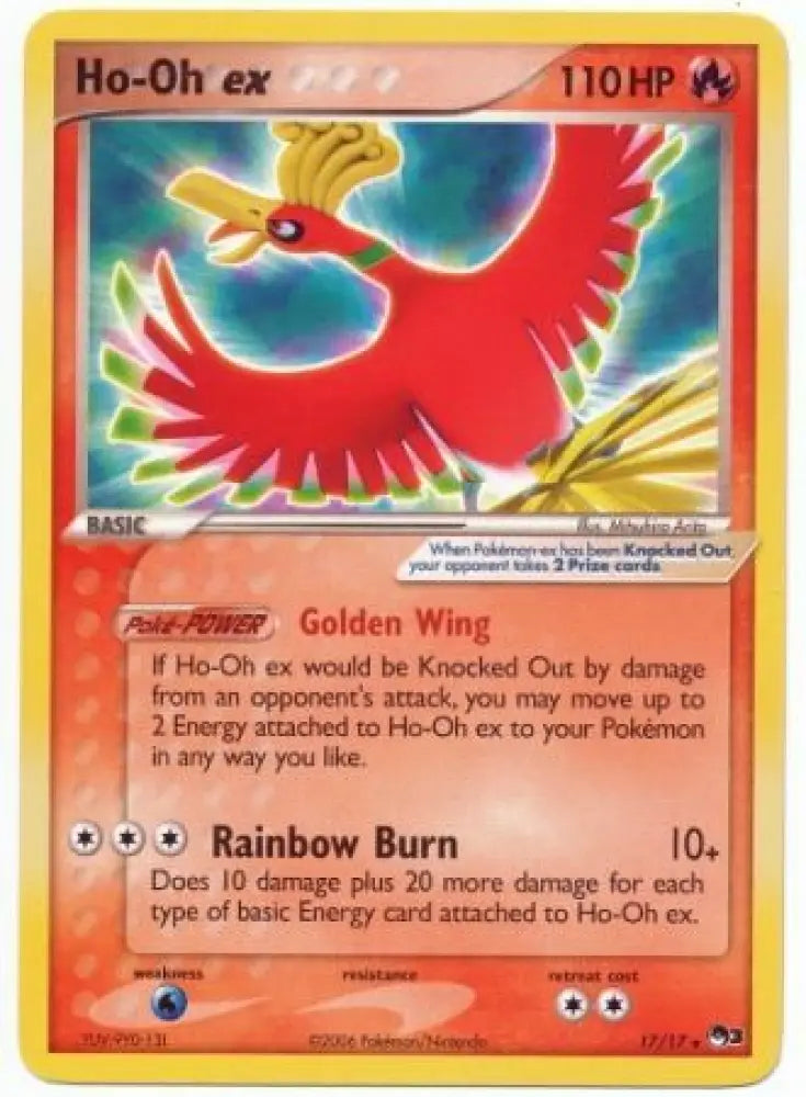 Ho-Oh ex (17/17) (Non-Holo) [POP Series 3] - Pokemon Single