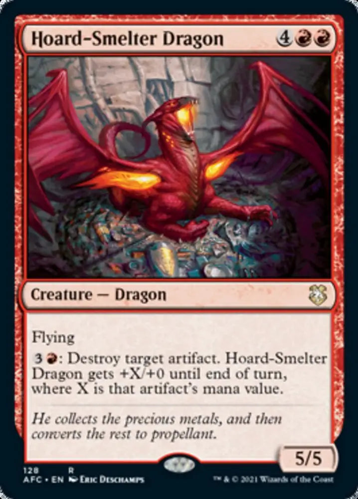 Hoard-Smelter Dragon [Dungeons & Dragons: Adventures in the Forgotten Realms Commander] - MTG Single