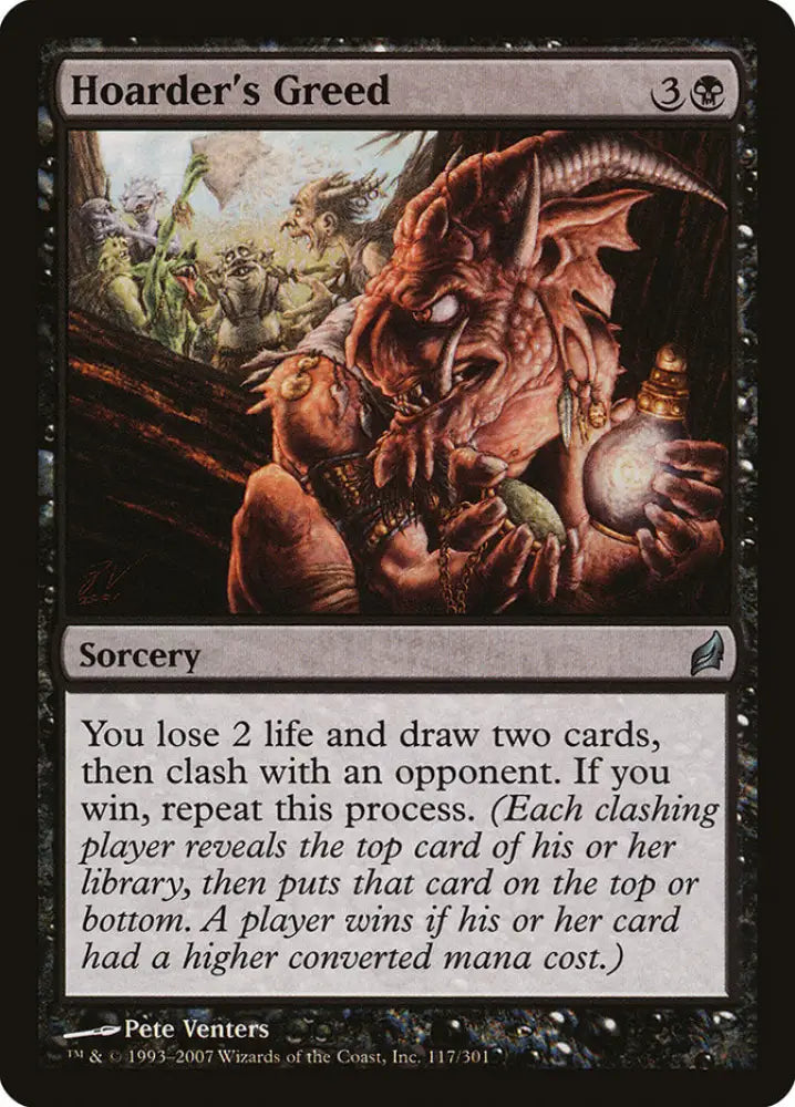 Hoarder’s Greed [Lorwyn] - MTG Single