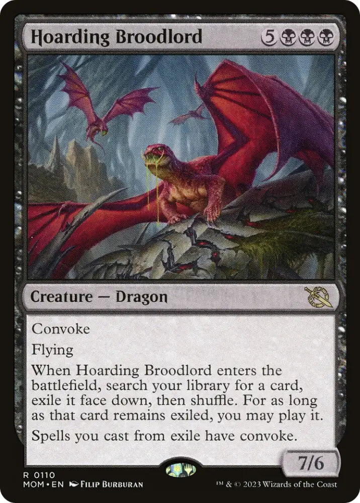 Hoarding Broodlord [March of the Machine] - MTG Single