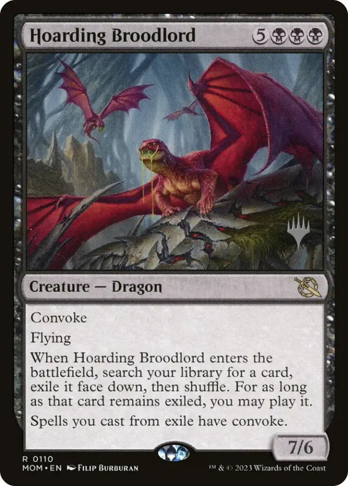 Hoarding Broodlord (Promo Pack) [March of the Machine Promos] - MTG Single