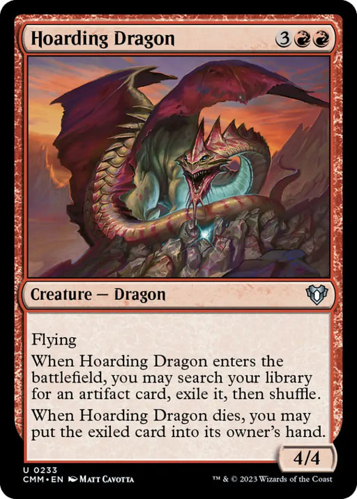 Hoarding Dragon [Commander Masters] - MTG Single