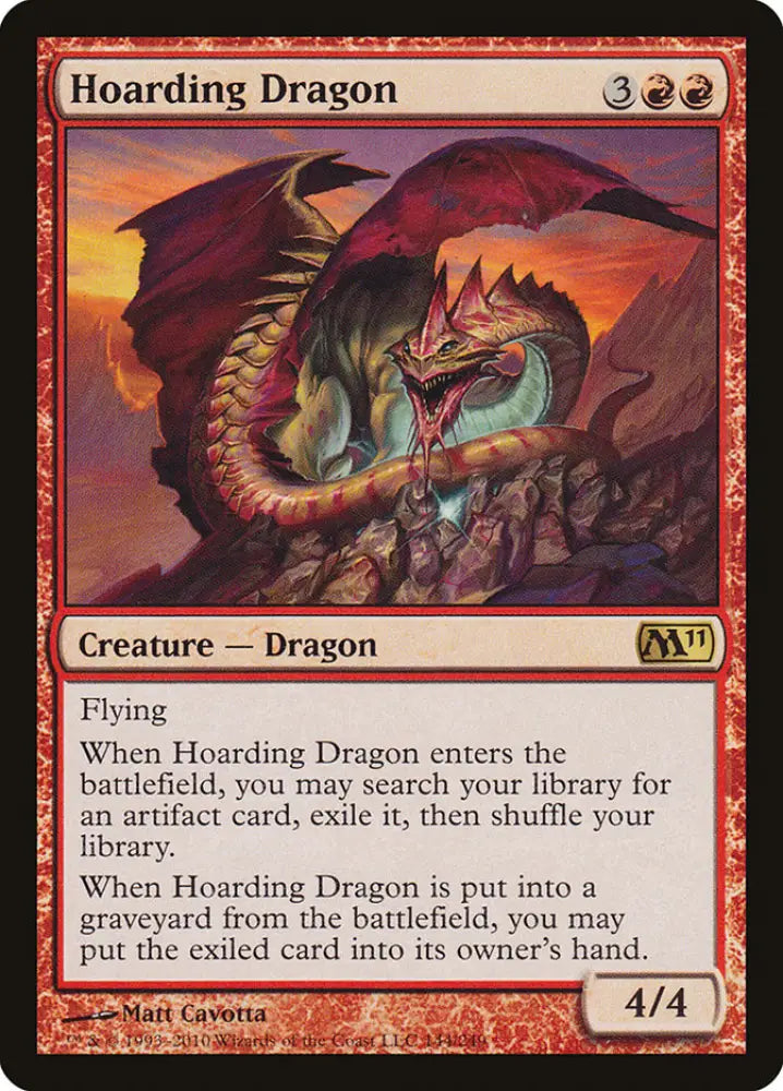 Hoarding Dragon [Magic 2011] - MTG Single