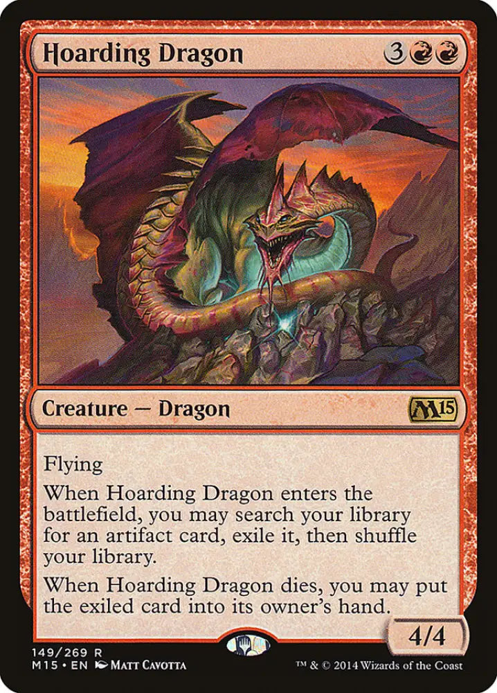 Hoarding Dragon [Magic 2015] - MTG Single