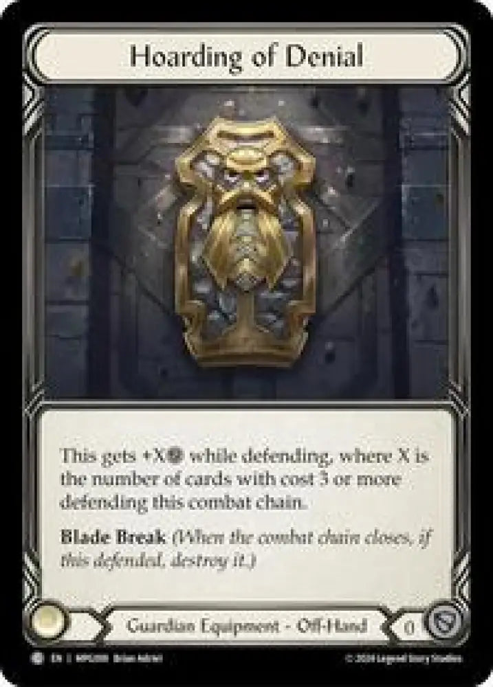 Hoarding of Denial (MPG009) [Mastery Pack Guardian]