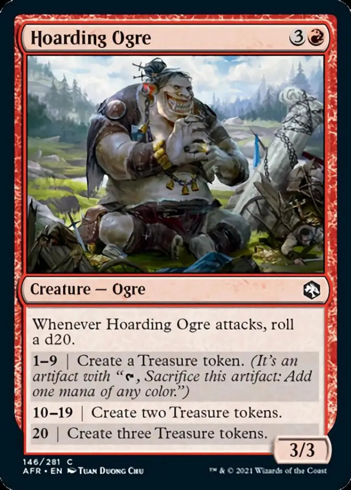 Hoarding Ogre [Dungeons & Dragons: Adventures in the Forgotten Realms] - MTG Single