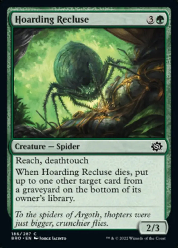 Hoarding Recluse [The Brothers’ War] - MTG Single