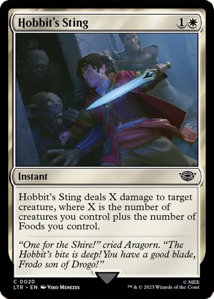 Hobbit’s Sting [The Lord of the Rings: Tales of Middle-Earth] - MTG Single
