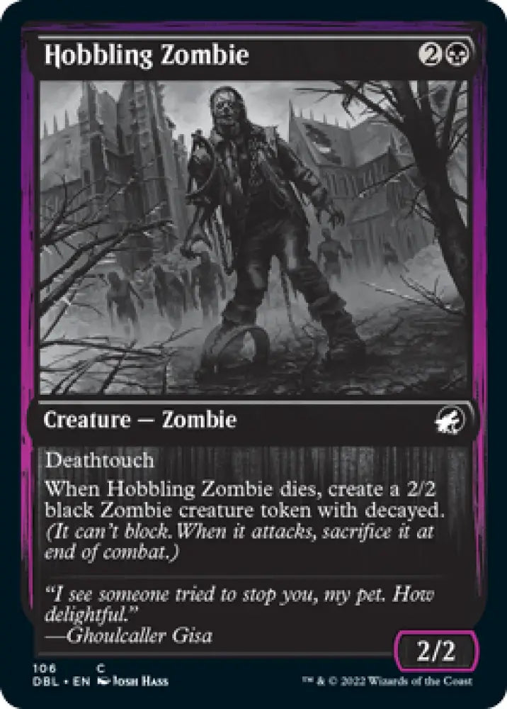 Hobbling Zombie [Innistrad: Double Feature] - MTG Single