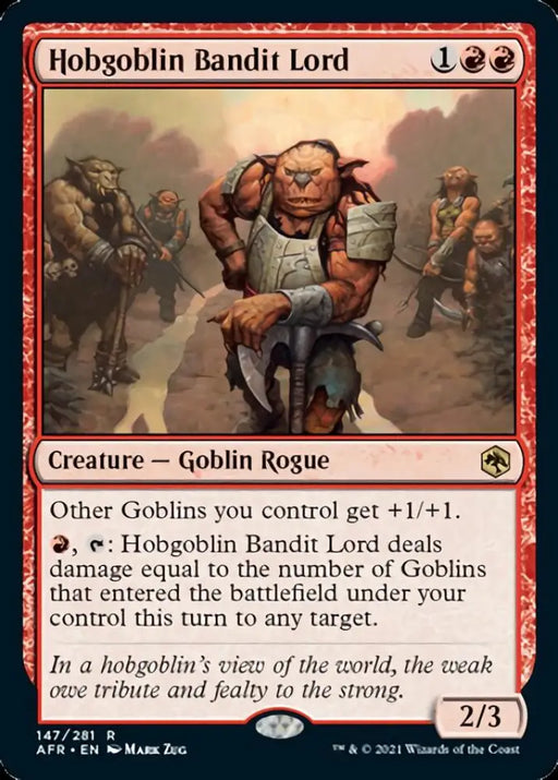 Hobgoblin Bandit Lord [Dungeons & Dragons: Adventures in the Forgotten Realms] - MTG Single
