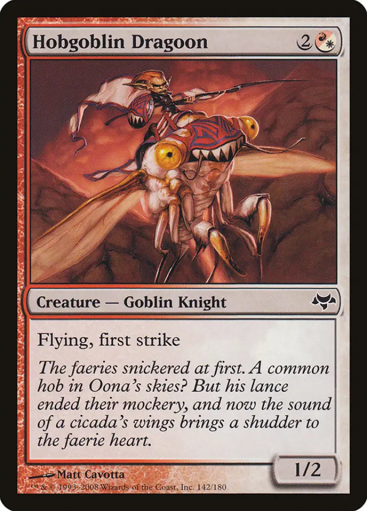 Hobgoblin Dragoon [Eventide] - MTG Single