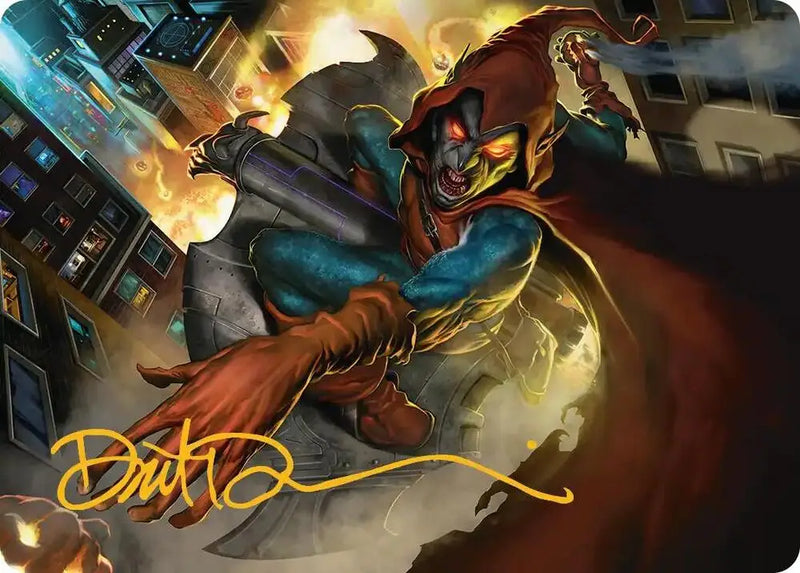 Hobgoblin, Mantled Marauder Art Card (Gold-Stamped Signature) (15) [Marvel's Spider-Man Art Series]