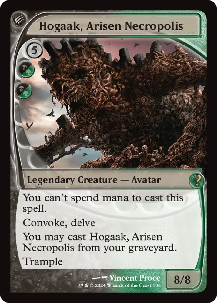 Hogaak Arisen Necropolis (Future Sight) [Mystery Booster 2] - MTG Single
