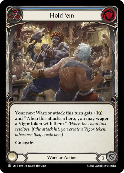 Hold ’em (Blue) [Heavy Hitters] - Flesh And Blood Single