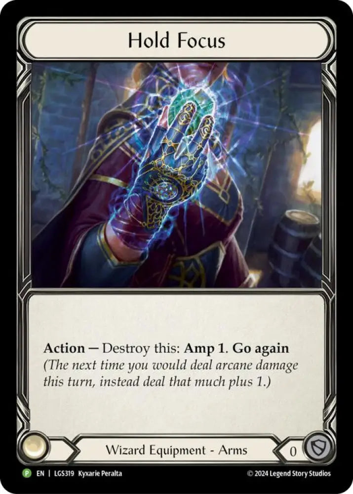 Hold Focus - LGS319 [LGS319] (Promo) Rainbow Foil - Flesh And Blood Single