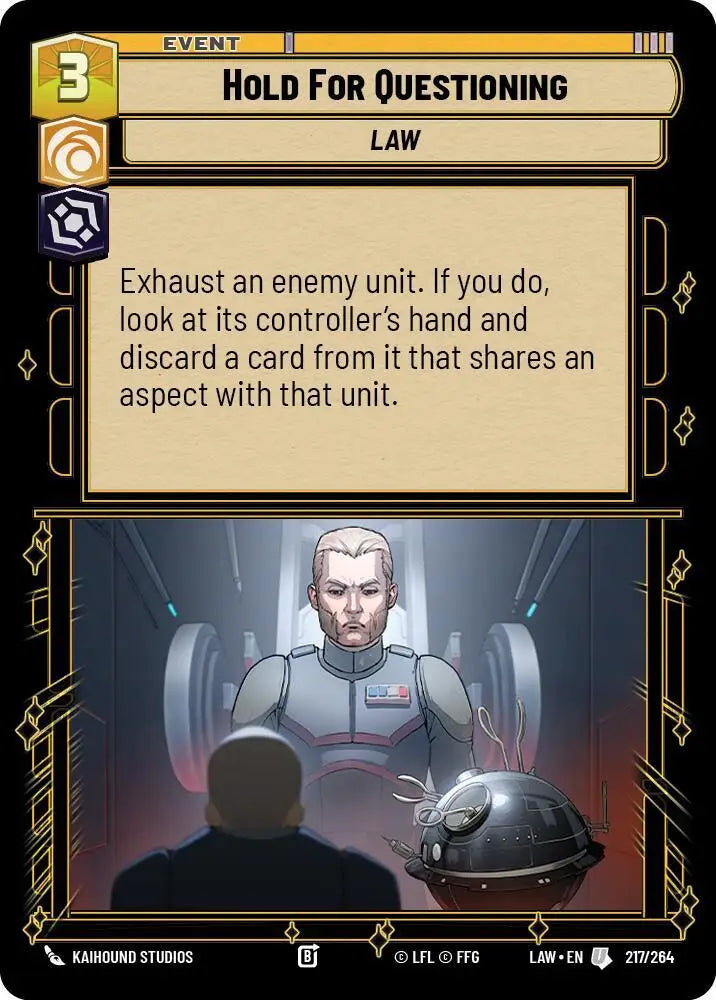 Hold for Questioning (217/264) [A Lawless Time]