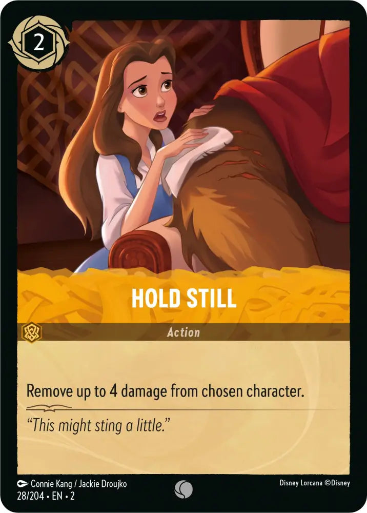 Hold Still (28/204) [Rise of the Floodborn] - Lorcana Single