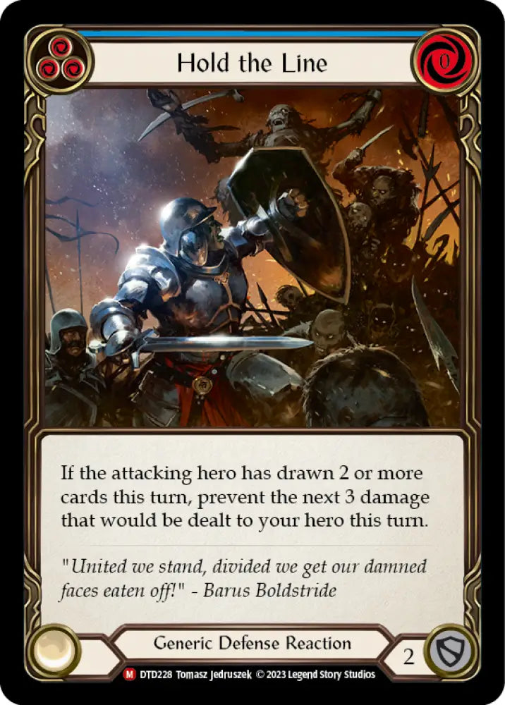 Hold the Line [Dusk Till Dawn] - Flesh And Blood Single