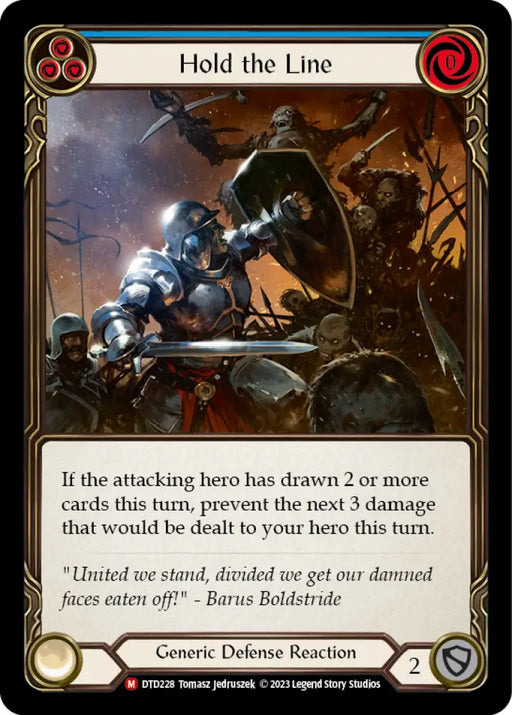 Hold the Line [Dusk Till Dawn] - Flesh And Blood Single