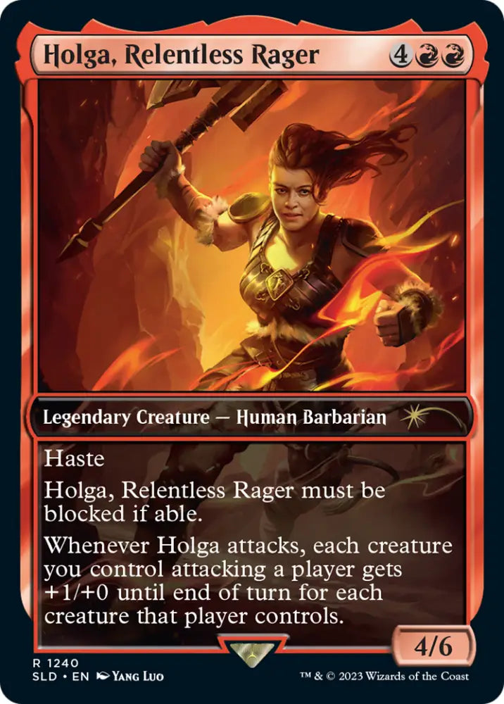 Holga Relentless Rager [Secret Lair Drop Series] - MTG Single