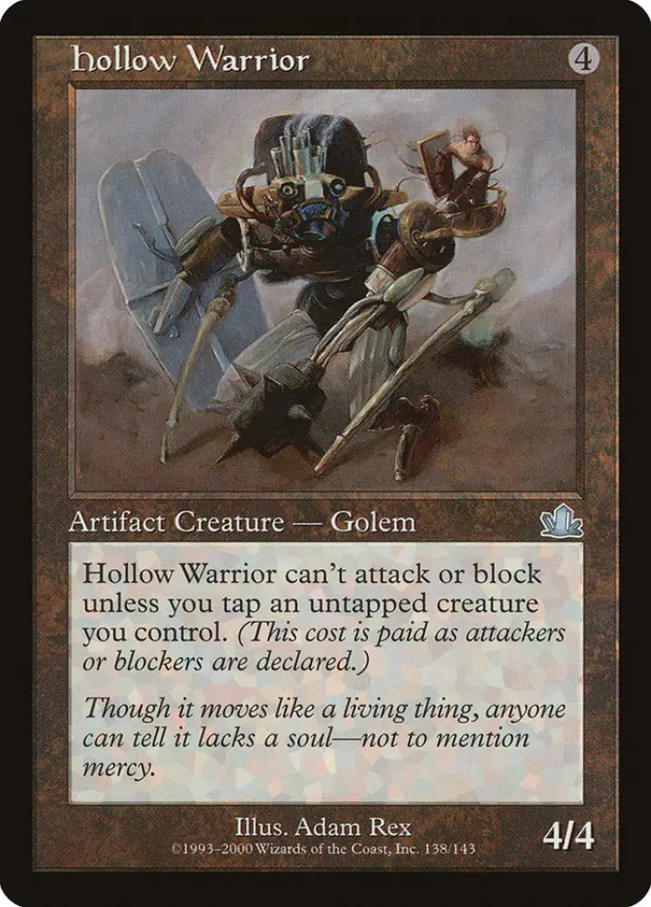 Hollow Warrior [Prophecy] - MTG Single