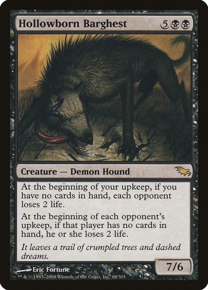 Hollowborn Barghest [Shadowmoor] - MTG Single