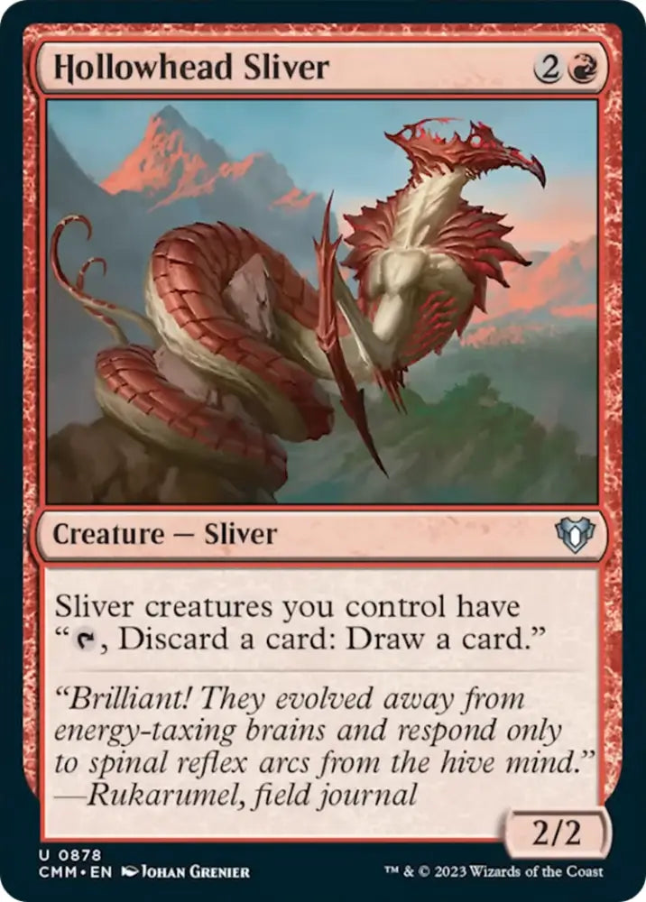 Hollowhead Sliver [Commander Masters] - MTG Single
