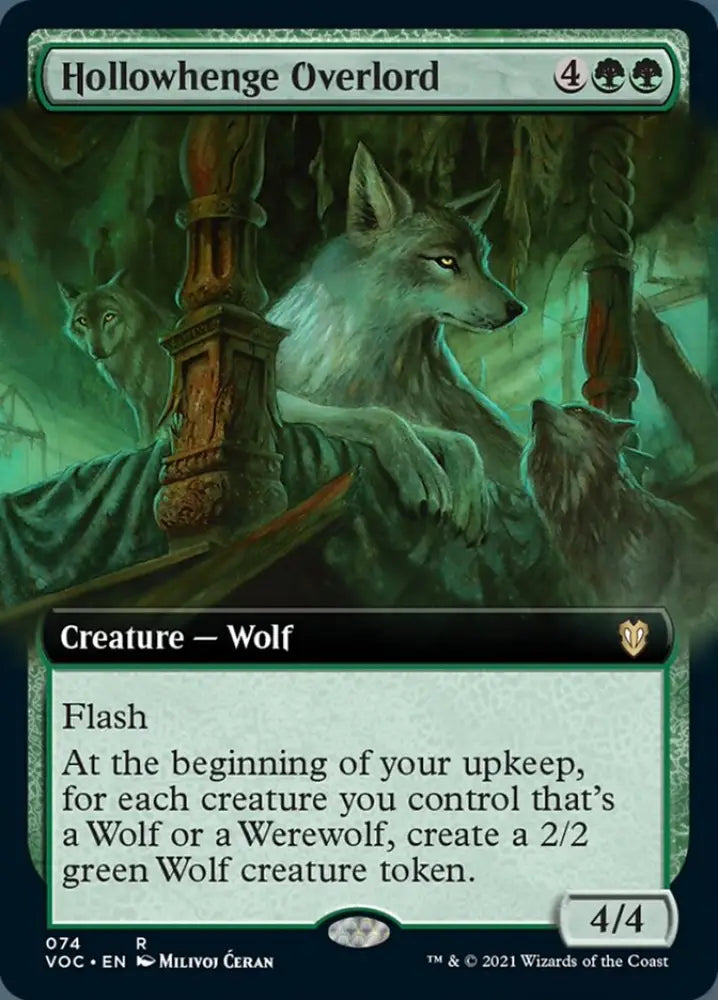 Hollowhenge Overlord (Extended Art) [Innistrad: Crimson Vow Commander] - MTG Single