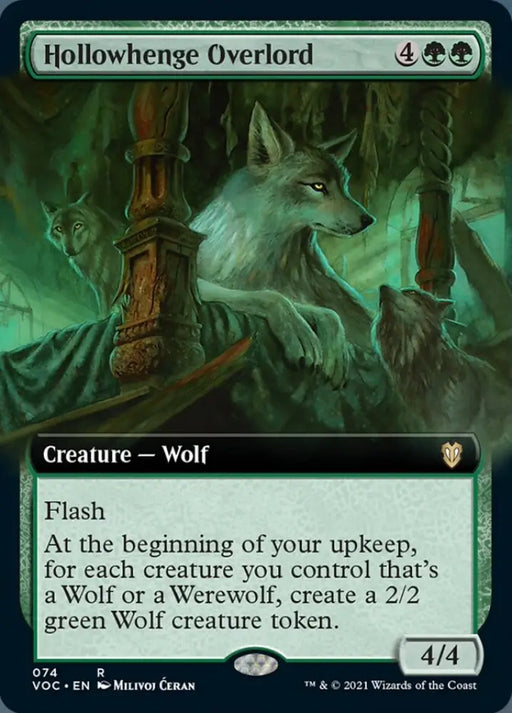 Hollowhenge Overlord (Extended Art) [Innistrad: Crimson Vow Commander] - MTG Single