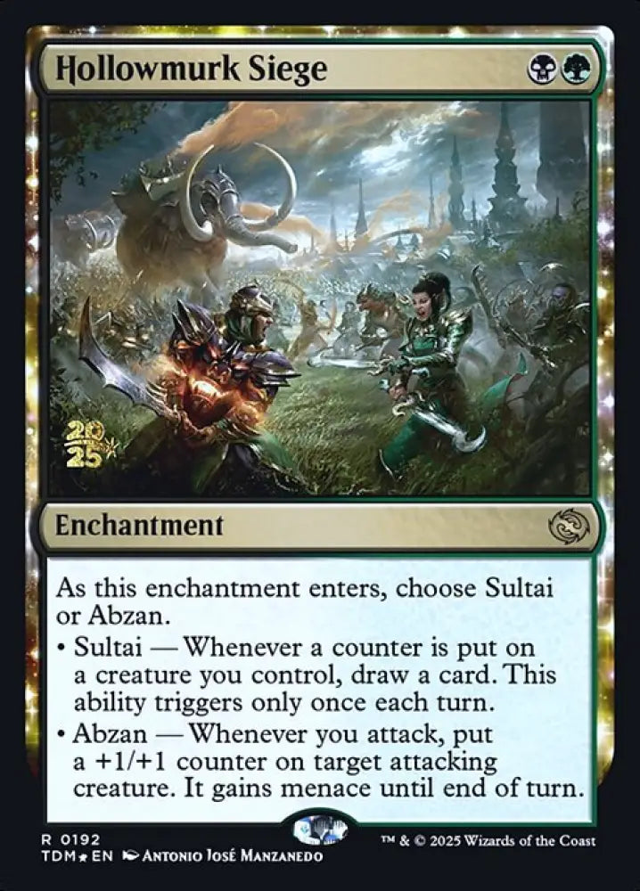 Hollowmurk Siege (192s) [Tarkir: Dragonstorm Promos]
