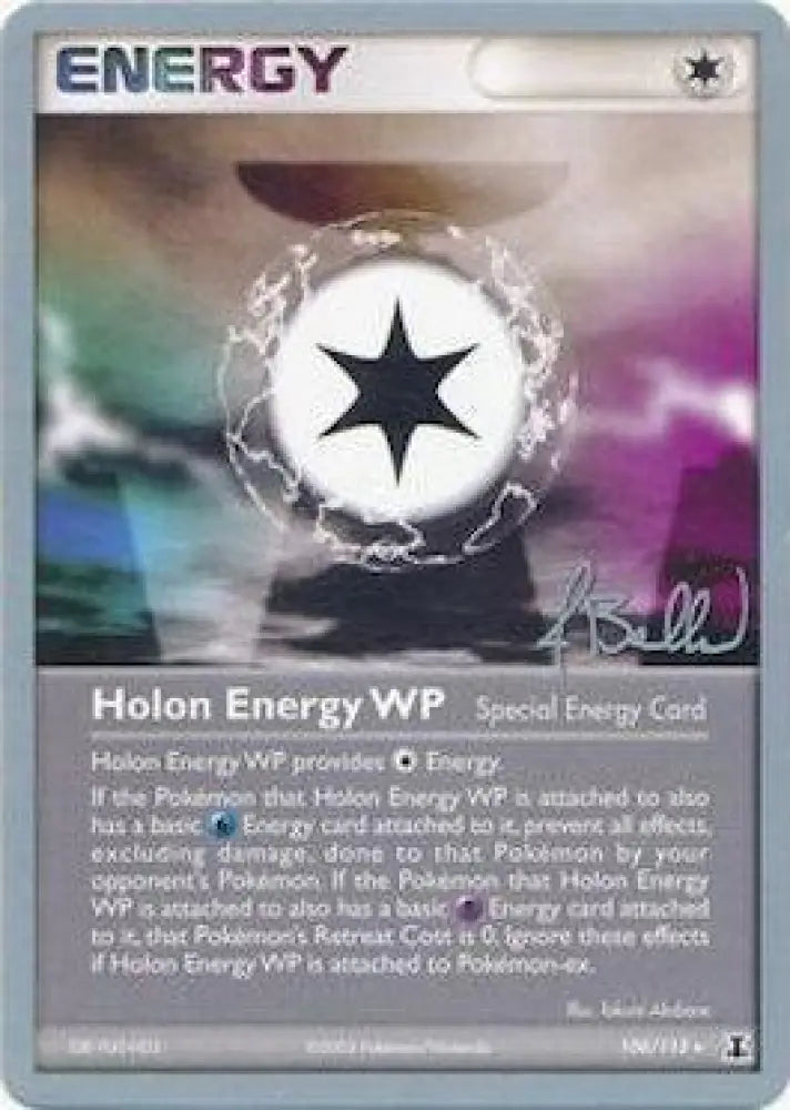 Holon Energy WP (106/113) (Eeveelutions - Jimmy Ballard) [World Championships 2006] - Pokemon Single