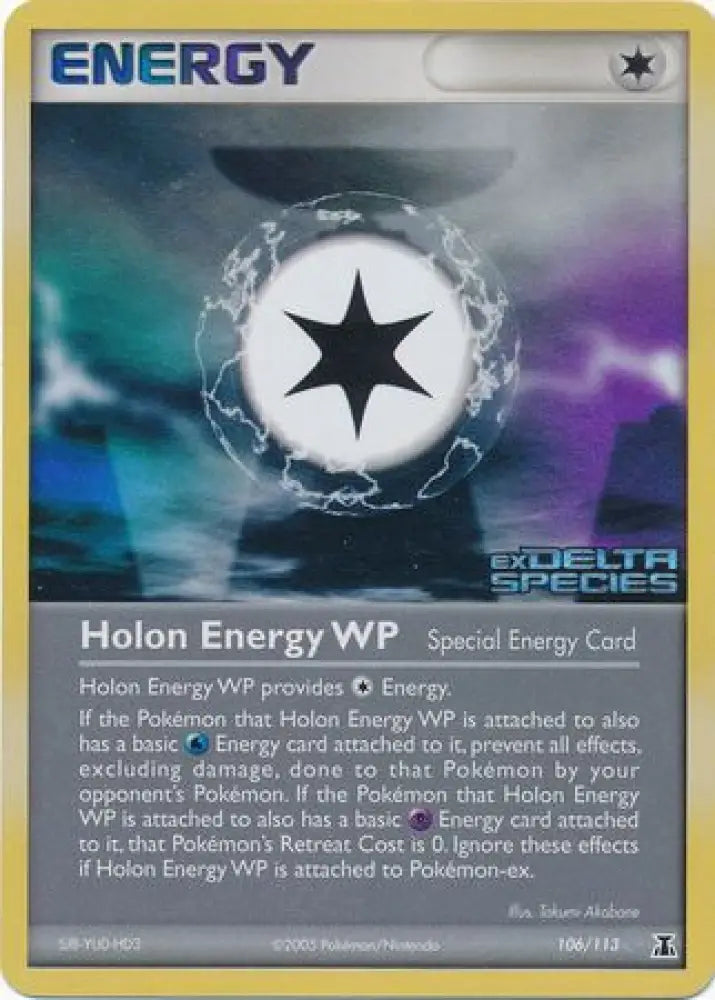 Holon Energy WP (106/113) (Stamped) [EX: Delta Species] - Pokemon Single