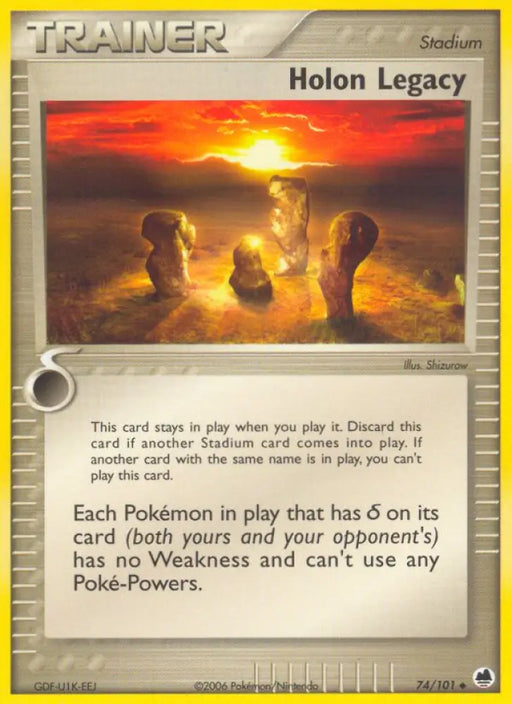 Holon Legacy (74/101) [EX: Dragon Frontiers] - Pokemon Single