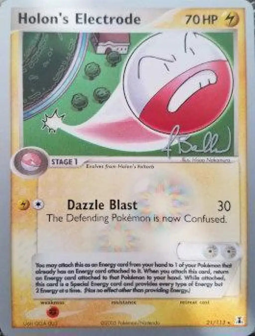 Holon’s Electrode (21/113) (Eeveelutions - Jimmy Ballard) [World Championships 2006] - Pokemon Single