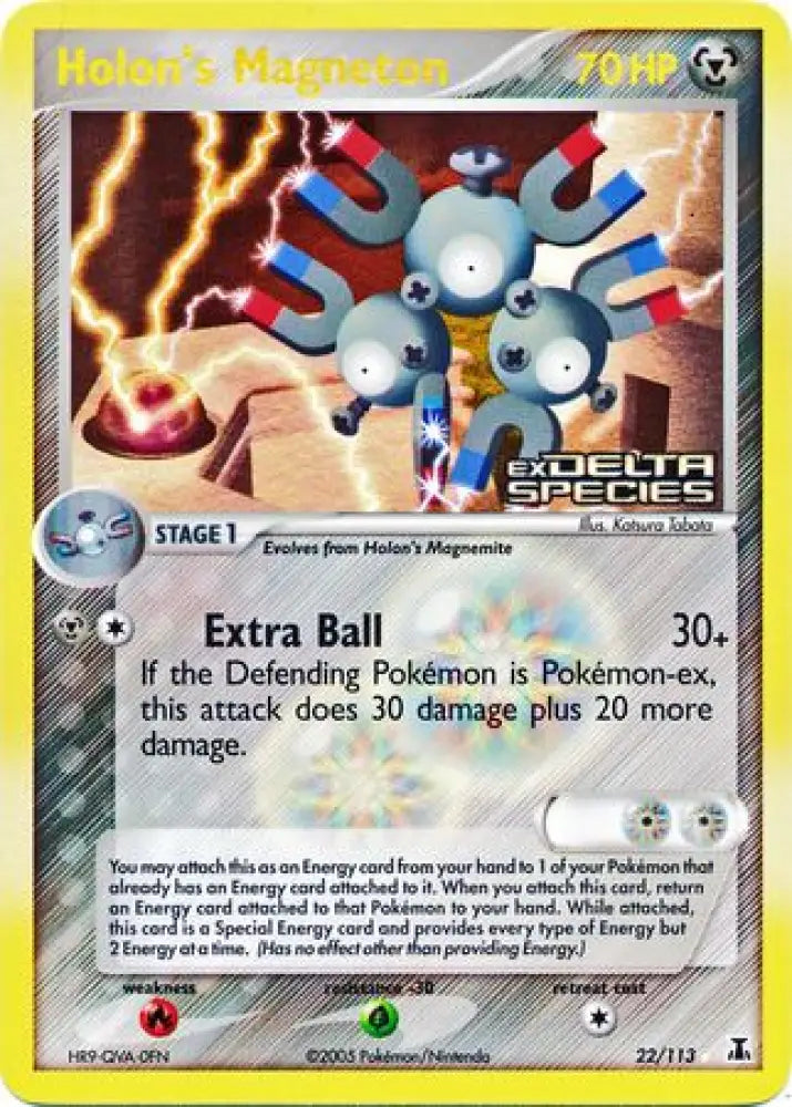 Holon’s Magneton (22/113) (Stamped) [EX: Delta Species] - Pokemon Single