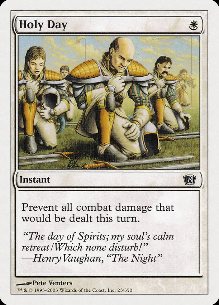 Holy Day [Eighth Edition] - MTG Single