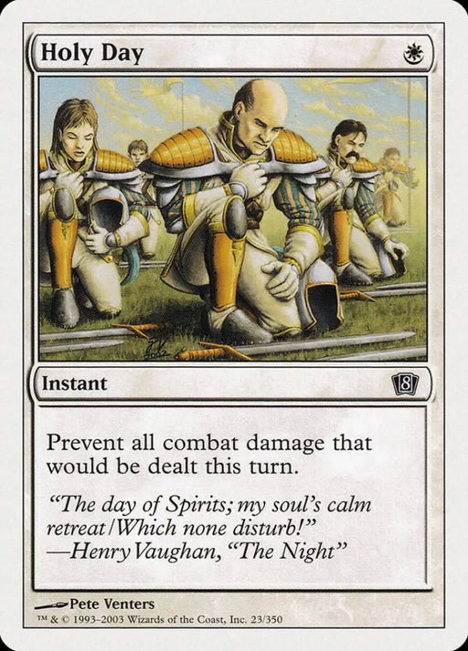 Holy Day [Eighth Edition] - MTG Single