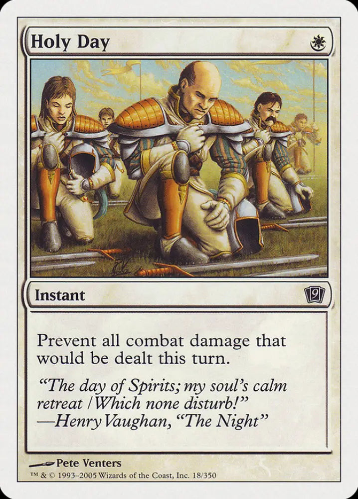 Holy Day [Ninth Edition] - MTG Single