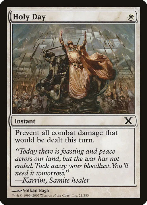 Holy Day [Tenth Edition] - MTG Single